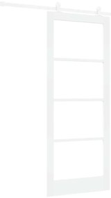 vidaXL Συρόμενη Πόρτα ORKDAL Λευκό 86 x 211 cm Ξύλο και μέταλλο