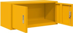 vidaXL Ντουλάπι αποθήκευσης Χαμομηλί κίτρινο 90 x 40 x 40 εκ Ατσάλι