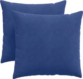 vidaXL Μαξιλάρι Καναπέ 2 pcs Μπλε Αστυνομίας 45 x 45 cm