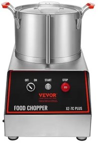 VEVOR Food Processor and Vegetable Chopper 750W 7 Quart Stainless Steel Blender