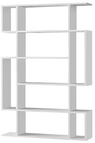 Βιβλιοθήκη Mito Megapap χρώμα λευκό 108x25x161εκ.