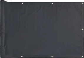 vidaXL Περίφραξη Μπαλκονιού Προστατευτική Ανθρακί 300x75 εκ. από PVC