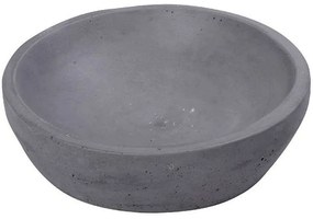Διακοσμητικό Μπωλ TZS121 25x25x7cm Dark Grey Espiel Cement