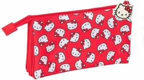 Κασετίνα Hello Kitty Iconic Λευκό Κόκκινο 22 x 12 x 3 cm