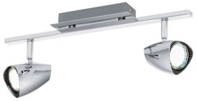 Φωτιστικό Σποτ Led 93673 Chromium Corbera Eglo Metal, Plastic