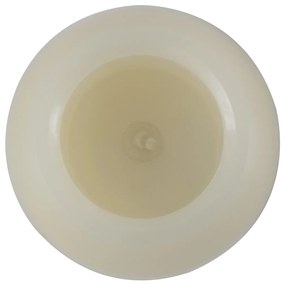 GloboStar® CANDLE 79549 ΣΕΤ 2 x Διακοσμητικά Realistic Κεράκια με LED Εφέ Κινούμενης Φλόγας - Μπαταρίας 12 x CR2032 Θερμό Λευκό 2700K Μπεζ D6 x H5cm