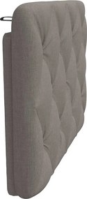 vidaXL Μαξιλάρι για Κεφαλάρι Taupe 90 εκ. Υφασμάτινο