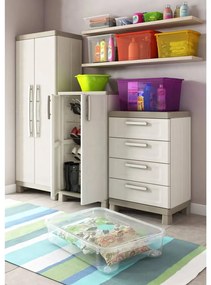 Keter Ντουλάπι Αποθήκευσης με Ράφια Excellence Μπεζ / Taupe 97 εκ.