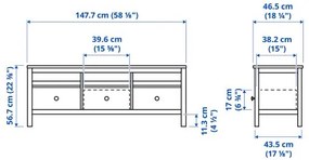 HEMNES έπιπλο TV 104.523.03