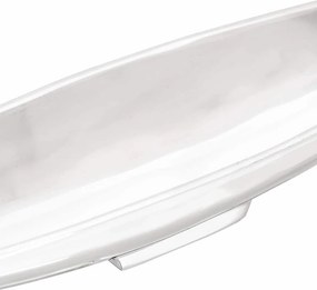 vidaXL Καλάθι Φρούτων Ασημί 53 x 9 x 10 εκ Αλουμίνιο