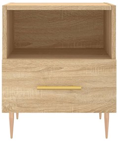 vidaXL Κομοδίνο Sonoma Δρυς 40 x 35 x 47,5 εκ. από Επεξεργασμένο Ξύλο
