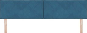 vidaXL Κεφαλάρι Σκούρο Μπλε 180 cm Βελούδο