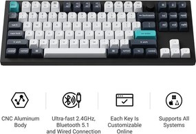 KEYBOARD WRL Q3 MAX RGB/CARBON BLACK Q3M-M4 KEYCHRON