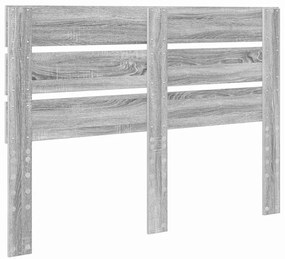 vidaXL Κεφαλάρι Γκρίζο Σονομα 140 cm Επεξεργασμένο ξύλο