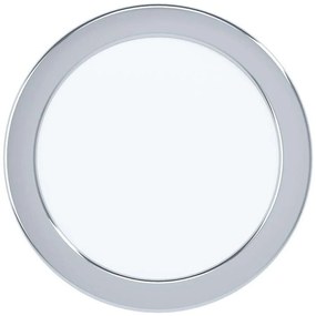 Φωτιστικό Οροφής - Σποτ 99205 Fueva Led Ø166 3000K Chrome Eglo Metal, Plastic