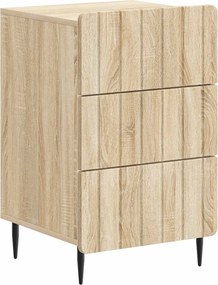vidaXL Κομοδίνο Sonoma Δρυς 43x 41 x 68 εκ Επεξεργασμένο Ξύλο