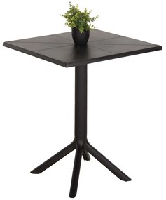 Τραπέζι Κήπου Terrin HM6125.12 60,5x60,5x76,5cm Black