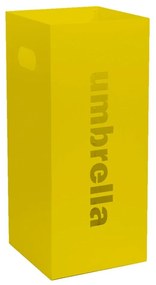 Ομπρελοθήκη Τετράγωνη 24-603 22x22x50cm Matte Yellow Pam&Co Stainless Steel