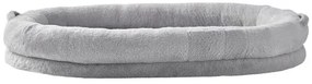 VEVOR Human Dog Bed 72x48x10in Large Human Size Dog Bed Washable Faux Rabbit Fur