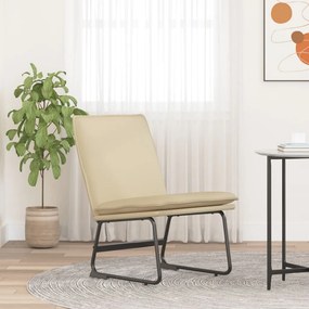 vidaXL Πολυθρόνα Κρεμ 52 x 75 x 76 εκ. Υφασμάτινη
