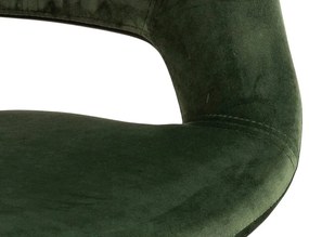 Καρέκλα γραφείου Oakland 342, Πράσινο, 87x56x54cm, 8 kg, Με ρόδες, Με μπράτσα, Μηχανισμός καρέκλας: Economic | Epipla1.gr