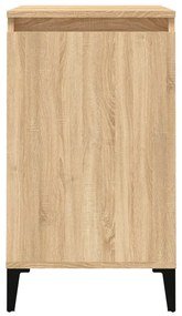vidaXL Κομοδίνα 2 τεμ. Sonoma Δρυς 40x35x70 εκ. από Επεξεργασμένο Ξύλο