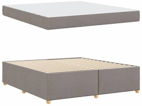 vidaXL Σκελετός Κρεβατιού Άλλο Taupe 180 x 200 cm ύφασμα