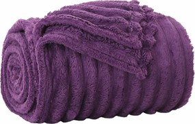 vidaXL Ριχτάρια 6 pcs Μοβ 270 x 240 cm Μαλλί