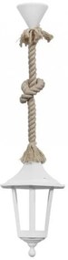 Κρεμαστό Φωτιστικό Οροφής Λευκό LP-400K Rope 31-1293 Heronia Lighting-31-1293-Λευκό 31-1293