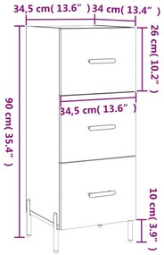 ΝΤΟΥΛΑΠΙ ΛΕΥΚΟ 34,5 X 34 X 90 ΕΚ. ΑΠΟ ΕΠΕΞΕΡΓΑΣΜΕΝΟ ΞΥΛΟ 828612