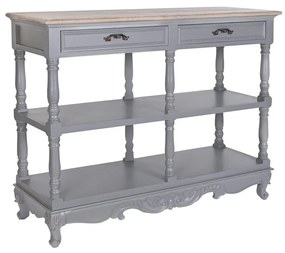 Σκευοθήκη DKD Home Decor Γκρι Φυσικό Ξυλο παουλόβνια Ξύλο MDF 117 x 39 x 89 cm