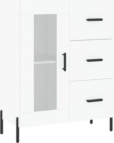 vidaXL Ντουλάπι Λευκό 69,5 x 34 x 90 εκ. από Επεξεργασμένο Ξύλο