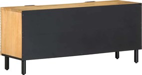 vidaXL Ντουλάπι τηλεόρασης καφέ 105x33x46 cm από μασίφ ξύλο Mango