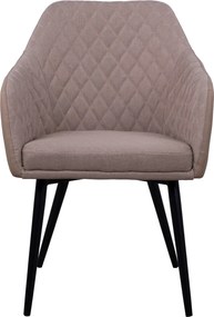 ΠΟΛΥΘΡΟΝΑΚΙ CHARLES HM8522.07 ΜΕ ΥΦΑΣΜΑ ΜΠΕΖ &amp; PU ΜΠΕΖ 57x63x83Υ εκ.
