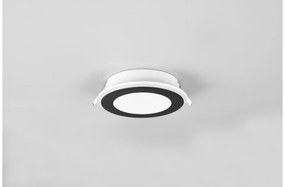 Πλαφονιέρα Φωτιστικό Οροφής Χωνευτό LED 10W Εφέ Aura Trio Lighting-652410132-Μαύρο 652410132