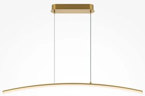 Κρεμαστό Φωτιστικό Οροφής LED 15W Ορείχαλκος 2600K-3500K Dimmable Curve MOD243PL-L18BSK Maytoni-MOD243PL-L18BSK-Ορείχαλκος MOD243PL-L18BSK