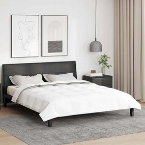vidaXL Χειμερινό Παπλωματοθήκη Λευκό 260 x 220 εκ. Φτερό
