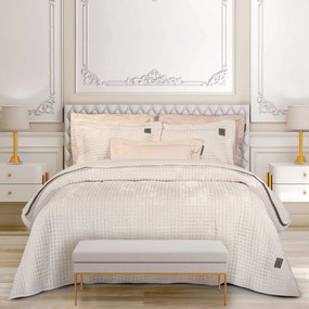 Κουβερλί Microfiber King 240x250εκ. Classic 4429 Ivory Greenwich Polo Club