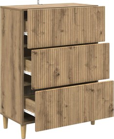vidaXL Ντουλάπι με Συρτάρια 66 x 34,5 x 90 εκ Επεξεργασμένο Ξύλο