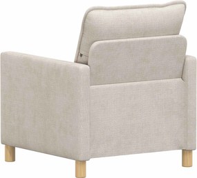 vidaXL Καναπές Κρεμ 76 x 81 x 87,5 εκ Πολυεστέρας
