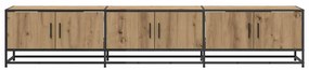 vidaXL Ντουλάπι TV artisan δρυς 210 x 35 x 41 εκ Επεξεργασμένο ξύλο