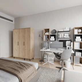 Wardrobe Aden 120 - Oak Oak