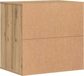 vidaXL Συρταριέρα Γωνιακή Αρτισιανή Δρυς 60x41x58 εκ. Επεξεργ. Ξύλο