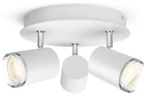 Έξυπνο Σποτ Οροφής Led 3xGU10 5W Λευκό Φ27,5cm Dimmer Hue WA Adore 929003056401 Philips Hue-929003056401-Λευκό 929003056401