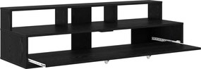 vidaXL Γραφείο Στούντιο Μαύρη Δρυς 110 x 42,5 x 36 εκ