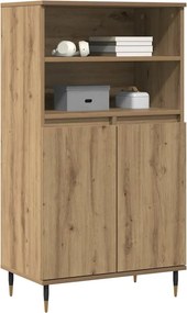 vidaXL Ντουλάπι Αρτισιανή Δρυς 60x36x110 εκ. από Επεξεργασμένο Ξύλο