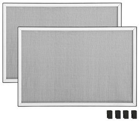 vidaXL Σήτα Παραθύρου Επεκτεινόμενη Λευκή (75-143)x50 εκ.