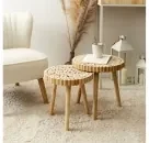 HOME DECO FACTORY ΤΡΑΠΕΖΆΚΙΑ ΣΑΛΟΝΙΟΎ TABLE GIGOGNE RONDIN X2 M1 HD5208 42/18,5/43 NEOPORTAL-3664944427018