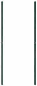 vidaXL Πό posts φράχτη 2 pcs Πράσινο 140 cm