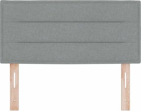 vidaXL Κεφαλάρι Ανοιχτό γκρι 80 cm ύφασμα